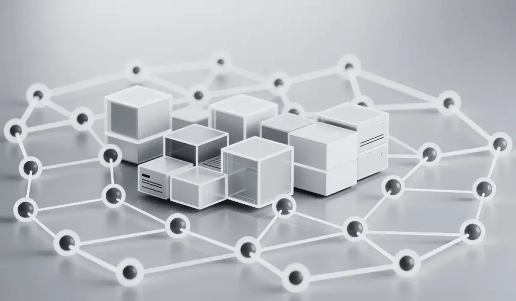 3D illustration of large language models.